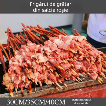 Frigărui din lemn – ramură de salcie roșie, 500 bucăți