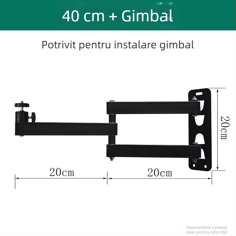 Suport telescopic universal pentru monitoare, proiectoare și camere