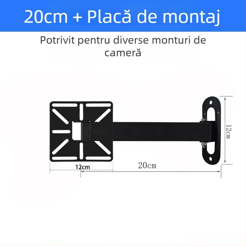 Suport telescopic universal pentru monitoare, proiectoare și camere