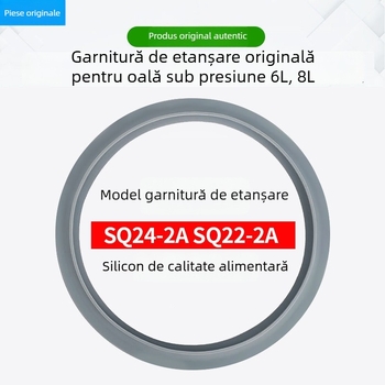 inel de etanșare din silicon pentru oală sub presiune, dimensiuni 20/22/24/26 cm