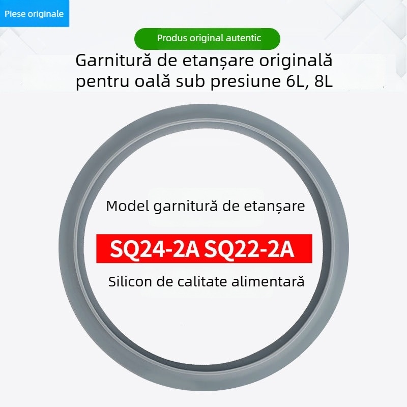 inel de etanșare din silicon pentru oală sub presiune, dimensiuni 20/22/24/26 cm