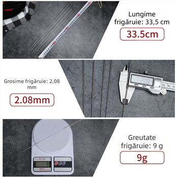 Frigărui din oțel inoxidabil pentru grătar, vârfuri rotunde, pentru carne și aripioare de pui