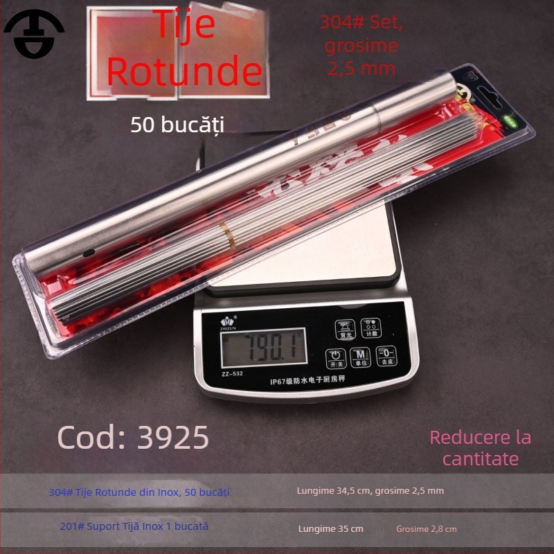 Frigărui din oțel inoxidabil 316, rotunde și plate, pentru uz casnic și comercial