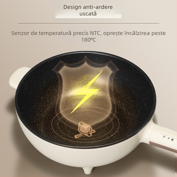 Wok electric all-in-one și oală electrică, 4,5 L, pentru uz casnic