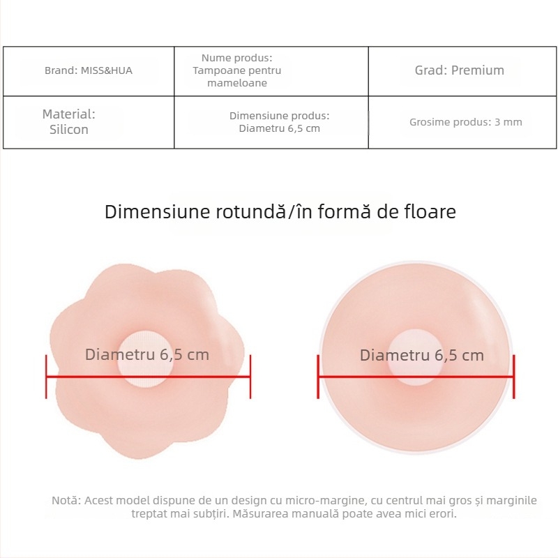 Plăcuțe de silicon transparente pentru sân, subțiri, impermeabile, pentru rochie de mireasă