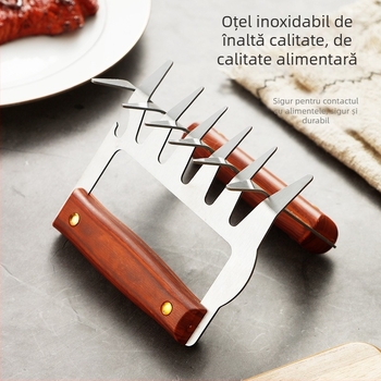 Despărțitor de carne cu gheară de urs, pentru pui și vită, unealtă de grătar
