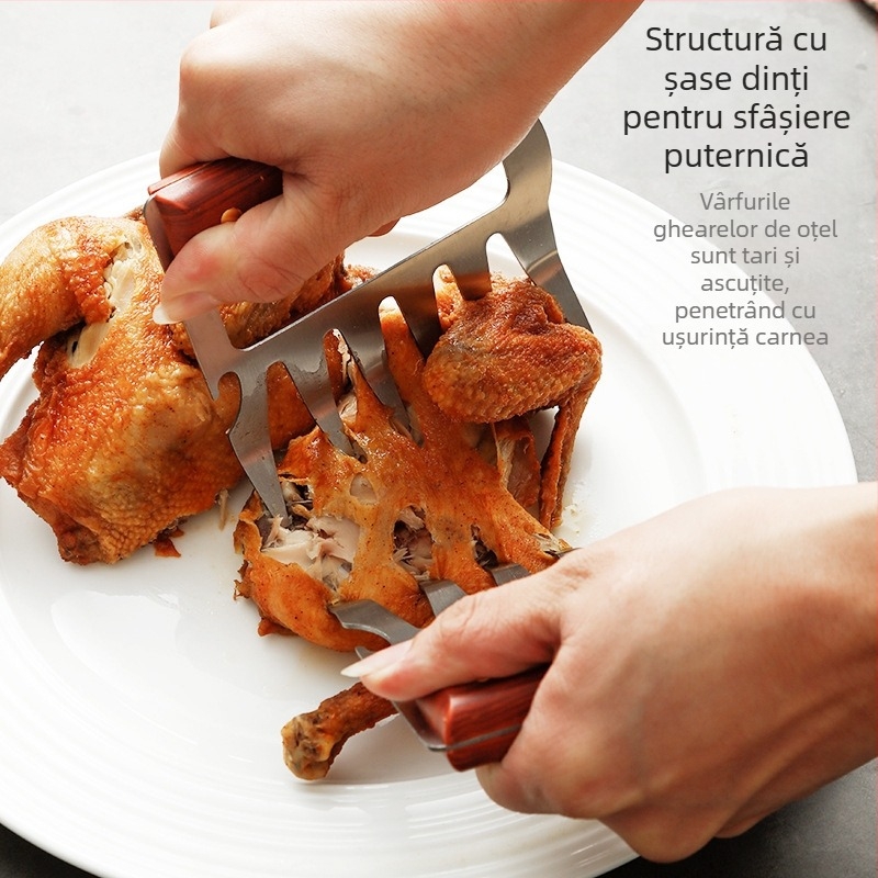 Despărțitor de carne cu gheară de urs, pentru pui și vită, unealtă de grătar