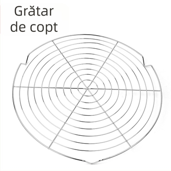 Raft circular mare din oțel inoxidabil pentru răcire prăjituri, aburire și grătar