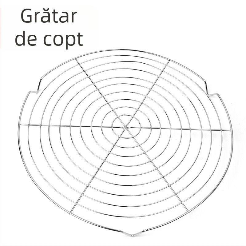 Raft circular mare din oțel inoxidabil pentru răcire prăjituri, aburire și grătar