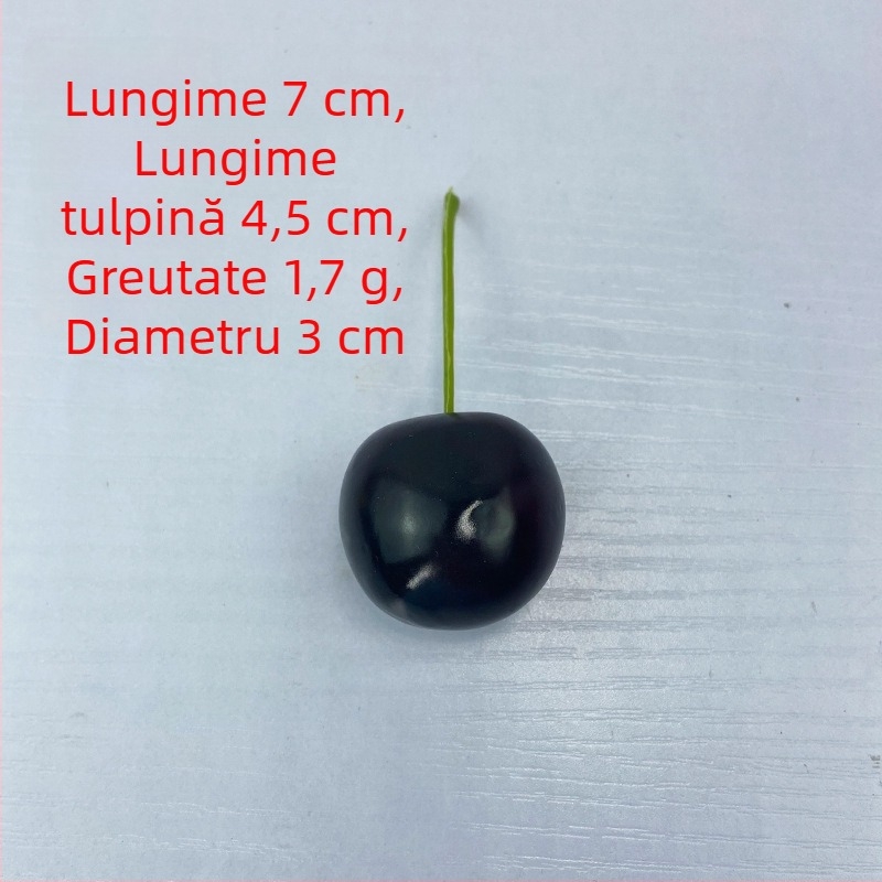Cireșă Acerola din spumă pentru decor acasă și recuzită fotografică