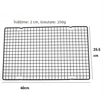 Plasă antiaderentă pentru grătar, grilă de coacere și răcire, suport înalt pentru exterior, grătar comercial multifuncțional
