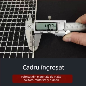 Plasă de grătar din oțel inoxidabil 304, dreptunghiulară – accesorii pentru cuptor