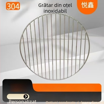 Grătar solid din oțel inoxidabil 304, personalizat, pentru carne gătită la abur; plasă antiadezivă pentru grătar la fum