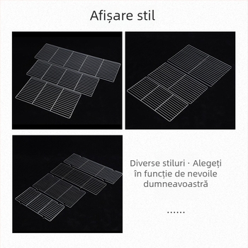 Grilă pentru grătar din oțel inoxidabil — grilă liniară pentru cuptor/grill, tavă pentru pui