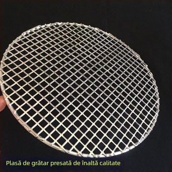 Grătar din oțel inoxidabil pentru BBQ – plasă pătrată pentru grilare și uscare
