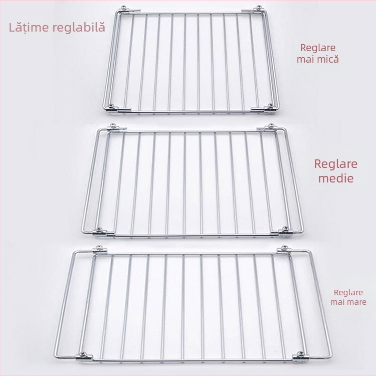 Panou din oțel inoxidabil pentru cuptor, personalizat – plasă de grătar pătrată pentru coacere