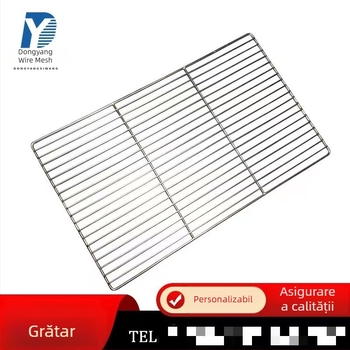 Oțel inoxidabil 304, plasă densă pentru grătar și coacere, pentru exterior, dimensiuni mari/medii/mici