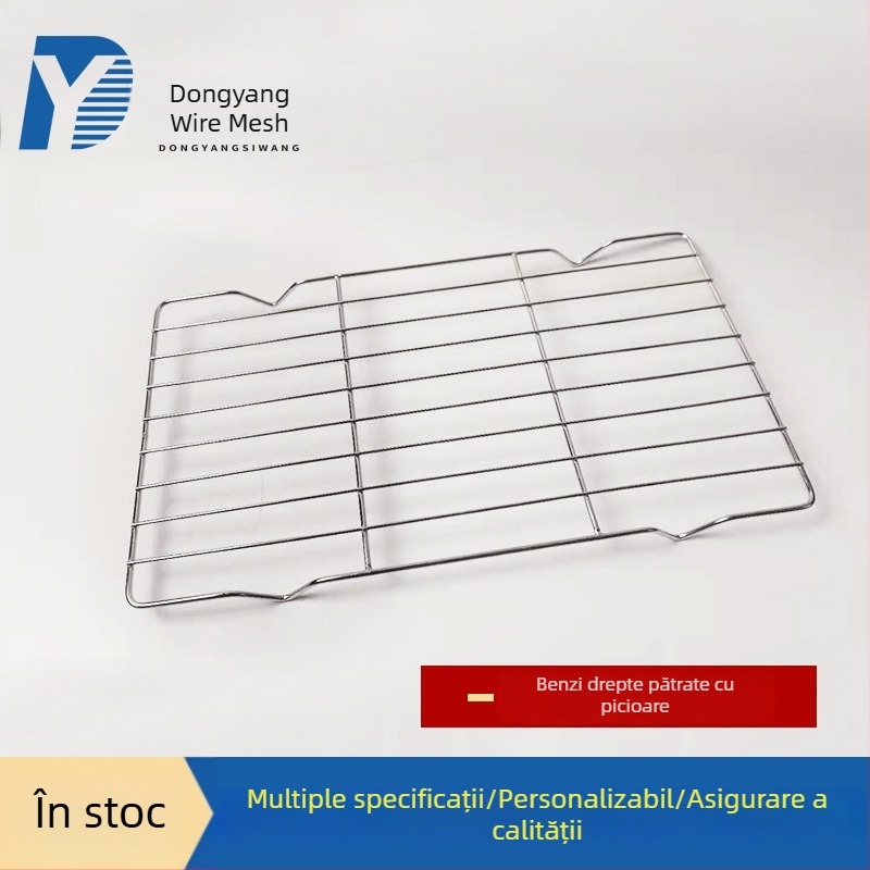 Oțel inoxidabil 304, plasă densă pentru grătar și coacere, pentru exterior, dimensiuni mari/medii/mici