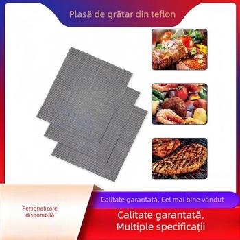 Covoraș de grătar din teflon cu strat de fibră de sticlă, rezistent la temperaturi până la 260°C, clasă industrială