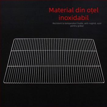 Grătar dreptunghiular din oțel inoxidabil — plasă personalizabilă pentru grill exterior