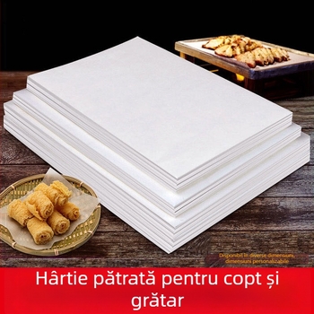 Hârtie de copt cu strat siliconic, pentru cuptor și grătar, de calitate alimentară