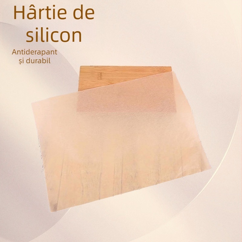 Hartie siliconică alimentară pentru absorbția uleiului, barieră pentru farfurii și grătar, pătrate, utilizare comercială