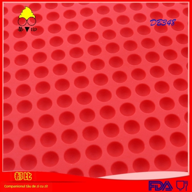 Covoraș de copt din silicon rezistent la temperaturi înalte, cu 468 găuri circulare, covoraș multifuncțional pentru grătar exterior și cuptor cu microunde.