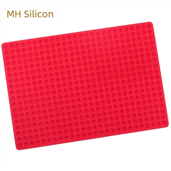 Minghao 468 găuri rotunde din silicon pentru copt, scurge uleiul și apa, potrivit pentru cuptor cu microunde și temperaturi înalte