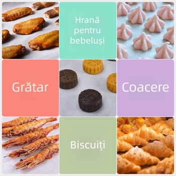 Rolă de hârtie de copt siliconată, 5 m, hârtie alimentară pentru cuptor, rezistentă la ulei