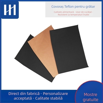 Covoraș de grătar din fibră de sticlă, antiaderent, pentru exterior, multifuncțional, rezistent la temperaturi înalte, cu strat Teflon