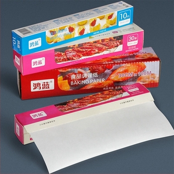 Pergament de copt cu acoperire din silicon, antiaderent, absorbant de ulei, pentru cuptorul de uz casnic, tavă, set în cutie