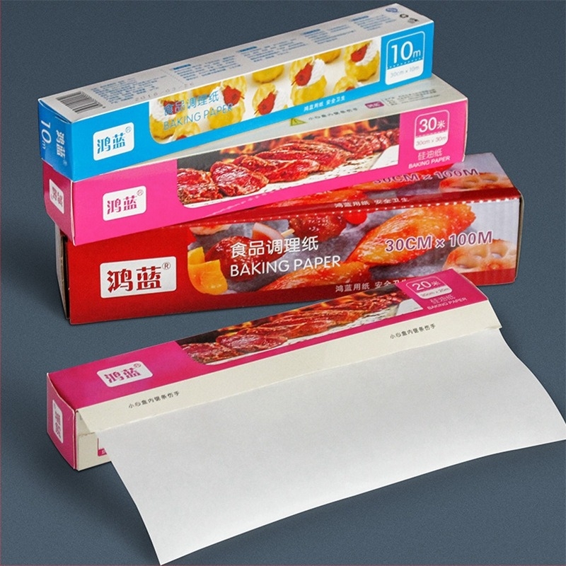 Pergament de copt cu acoperire din silicon, antiaderent, absorbant de ulei, pentru cuptorul de uz casnic, tavă, set în cutie