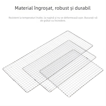 Grilaj personalizat pentru tofu, plasă dreptunghiulară din oțel inoxidabil pentru exterior