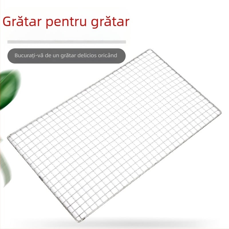 Grilaj personalizat pentru tofu, plasă dreptunghiulară din oțel inoxidabil pentru exterior