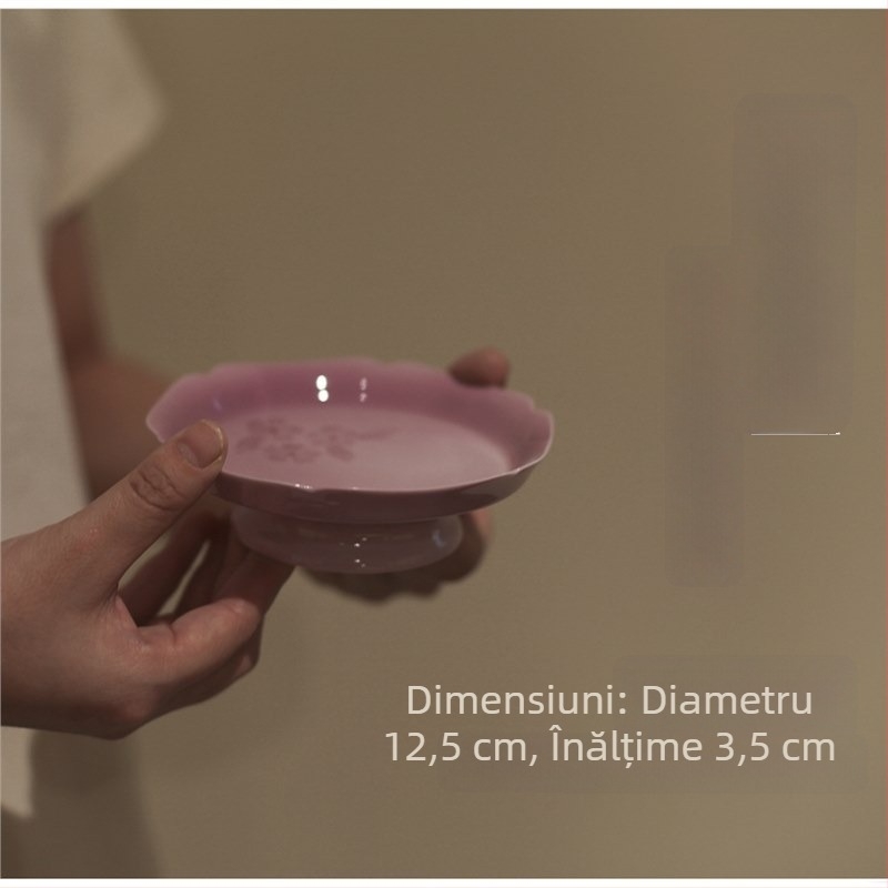 Yunxia Purple – Set de ceai tradițional chinezesc cu gaiwan și ceainic din ceramică mov