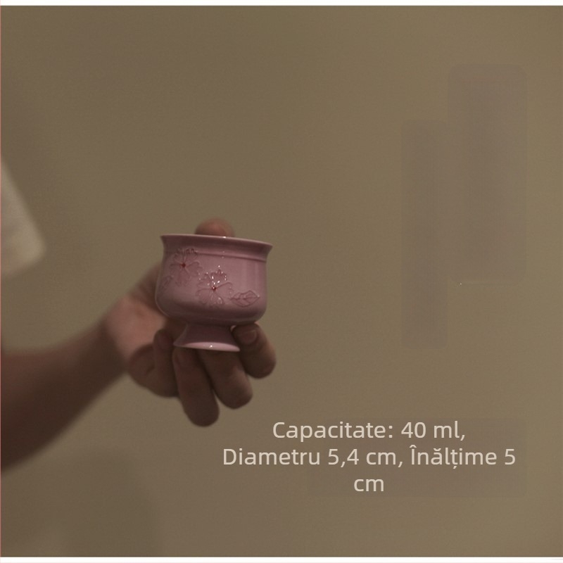 Yunxia Purple – Set de ceai tradițional chinezesc cu gaiwan și ceainic din ceramică mov