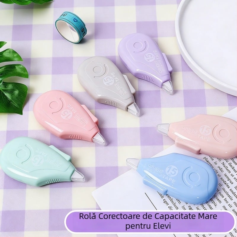 Bandă corectoare cu capacitate mare, design simplu pentru elevi, utilizare lină și continuă pentru gimnaziu