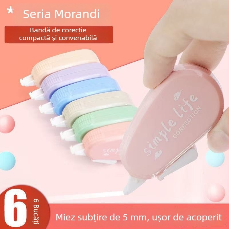 Bandă corectoare Morandi, mini bandă drăguță pentru corectare, de înaltă calitate pentru elevi, cadou pentru elevi