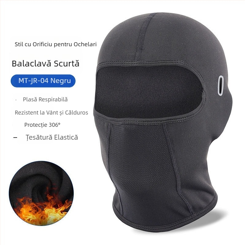 Mască de protecție solară pentru motocicletă – față complet acoperită, material Ice Silk, protecție UV pentru cap