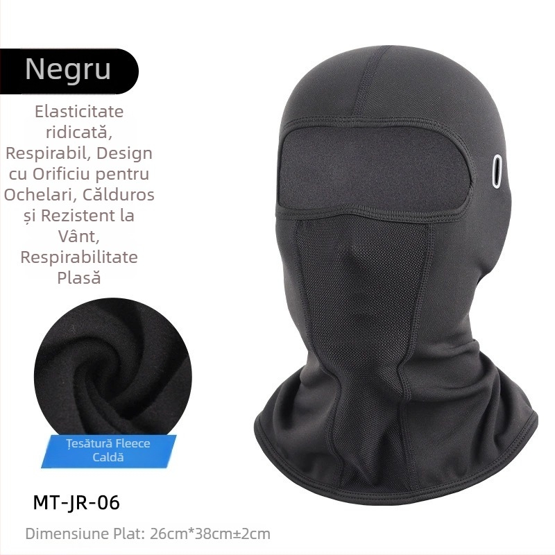 Mască de protecție solară pentru motocicletă – față complet acoperită, material Ice Silk, protecție UV pentru cap