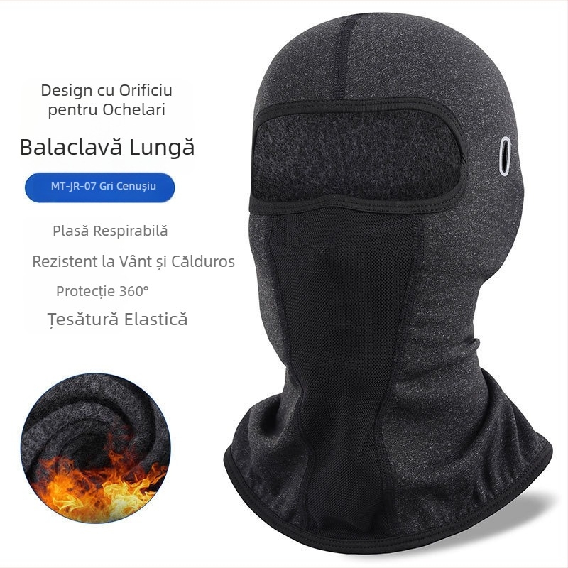 Mască de protecție solară pentru motocicletă – față complet acoperită, material Ice Silk, protecție UV pentru cap