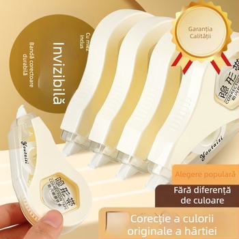 Hârtie de corecție invizibilă, silențioasă, prietenoasă cu ochii, capacitate mare, design minimalist, aplicare netedă pentru elevi