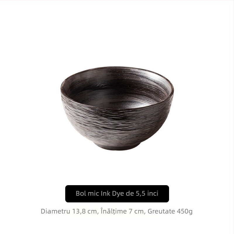 Vas ceramic japoneze: bol orez, bol pentru supă și tăiței, veselă ceramică vintage, tavă dreptunghiulară, farfurie pentru gyoza, veselă de masă casnică