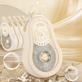 Bandă corectoare invizibilă, durabilă, cu capacitate mare, nucleu bej pentru protecția ochilor, design securizat