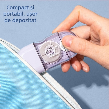 Set corector capsule Deli 71510 pentru elevi, 32 m, capacitate mare, bandă de corectare mini cu desene animate