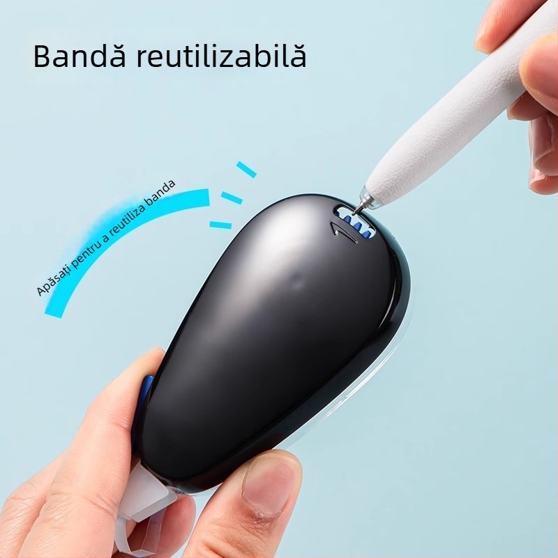 Bandă corectoare Deli pentru elevi, bandă de corectare netedă pentru ciclul primar/gimnaziu, model V965