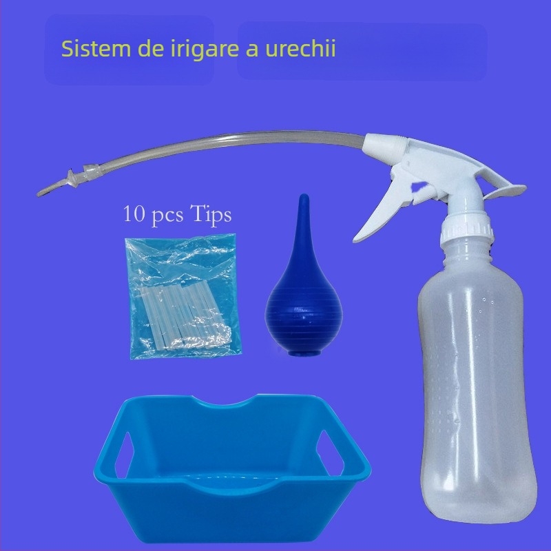 Instrument din silicon pentru curățarea cerumenului și spălarea urechii
