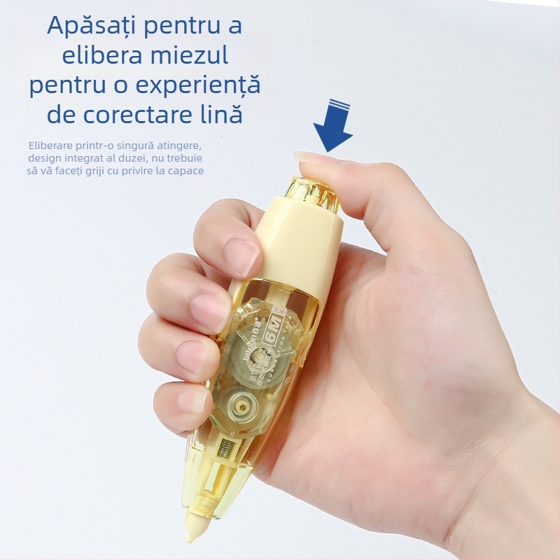Baitong 7502 Bandă corectoare cu cartușe de reîncărcare înlocuibile, capacitate mare