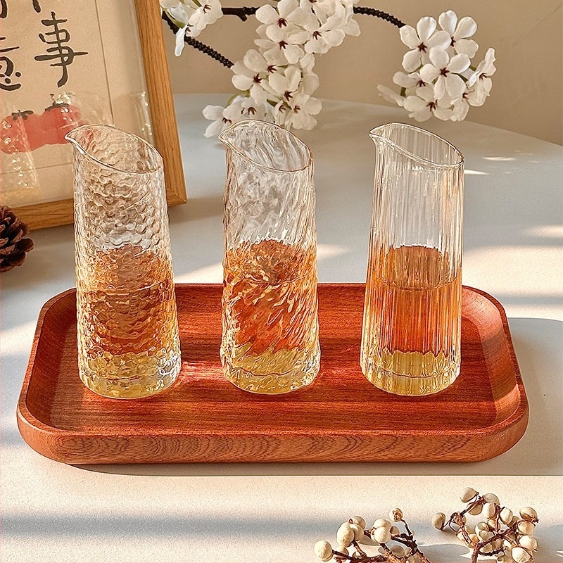 Decantor de sake pentru uz casnic, dispenser personal de băuturi, mic pahar pentru vin alb și pahar de shot, set de vin