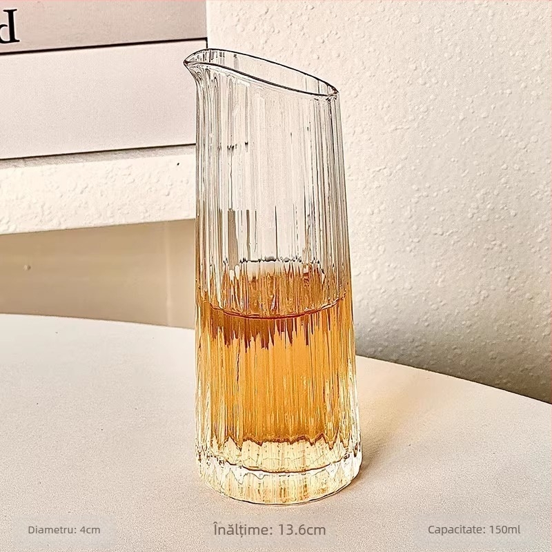 Decantor de sake pentru uz casnic, dispenser personal de băuturi, mic pahar pentru vin alb și pahar de shot, set de vin